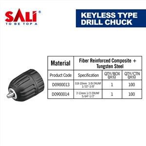 Keyless tip Drill Chuck għall-għodda ta ' l-enerġija AC / DC