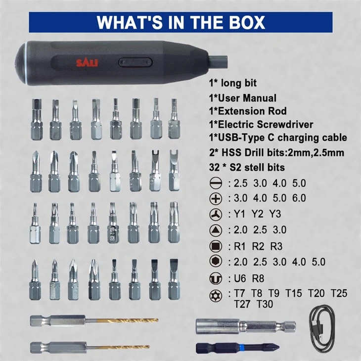 3.6V Cordless Screwdrive Set